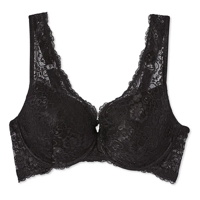Soutien-gorge avec superposition de dentelle George Plus pour femmes Tailles 40C-44DD