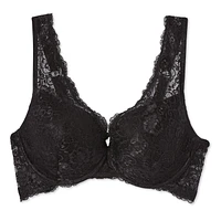 Soutien-gorge avec superposition de dentelle George Plus pour femmes Tailles 40C-44DD