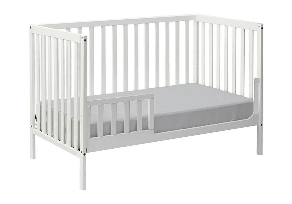Lit de bébé 4-en-1 Devon Concord Baby + Matelas de lit de bébé - Paquet