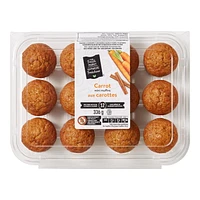 Your Fresh Market Carrot Mini Muffins, 12 muffins, 336 g total