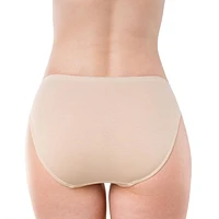 Elita Essentials Women's Cotton Stretch High Cut Brief Underwear
