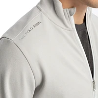 U.S. Polo Assn. Men's Bonded Interlock Full Zip Track Jacket, Jacket