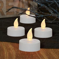 Way to Celebrate 4-Count LED Flickering Tealight Candles, White