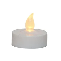 Way to Celebrate 4-Count LED Flickering Tealight Candles, White