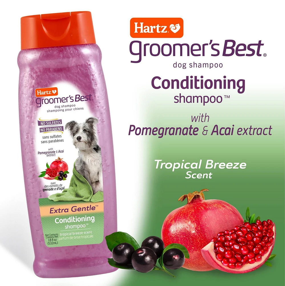 Shampooing Hartz pour chiens 532 mL