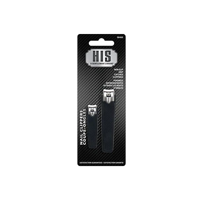 HIS Non-Slip Grip Catches Nail Clippers Pack of 2