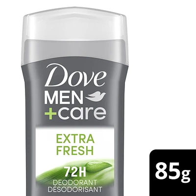 Dove Men+Care  Triple Action Moisturizer Extra Fresh 72H Deodorant Stick, 85 g