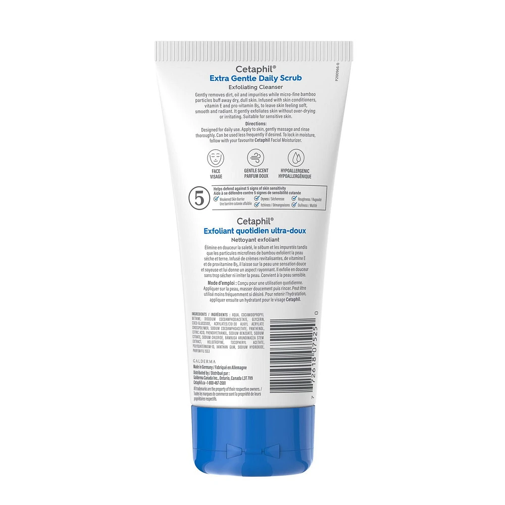 Exfoliant quotidien ultra-doux de Cetaphil 178 ml