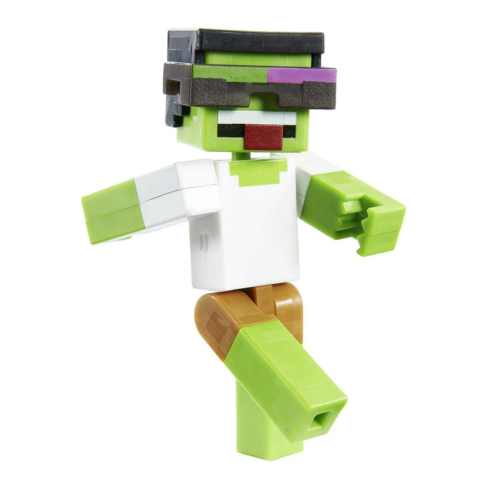 Minecraft Creator Series Party Shades Figure, Collectible Building Toy