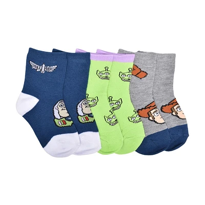 3 paires de mi-chaussettes Toy Story Lot de 3 paires de mi-chaussettes Toy Story