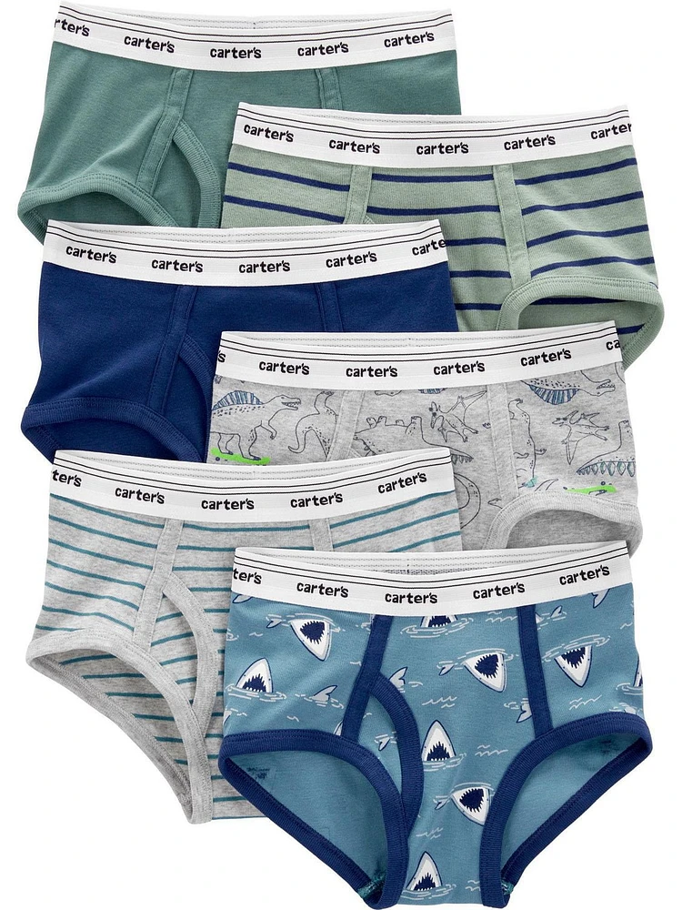 Sous-vêtements pour tout-petits garçons Carter's Child of Mine - Dino gris Tailles 2T-5T