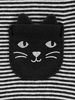 Robe pour bébés filles Carter's Child of Mine - Chat noir Nouveau-né-24 mois