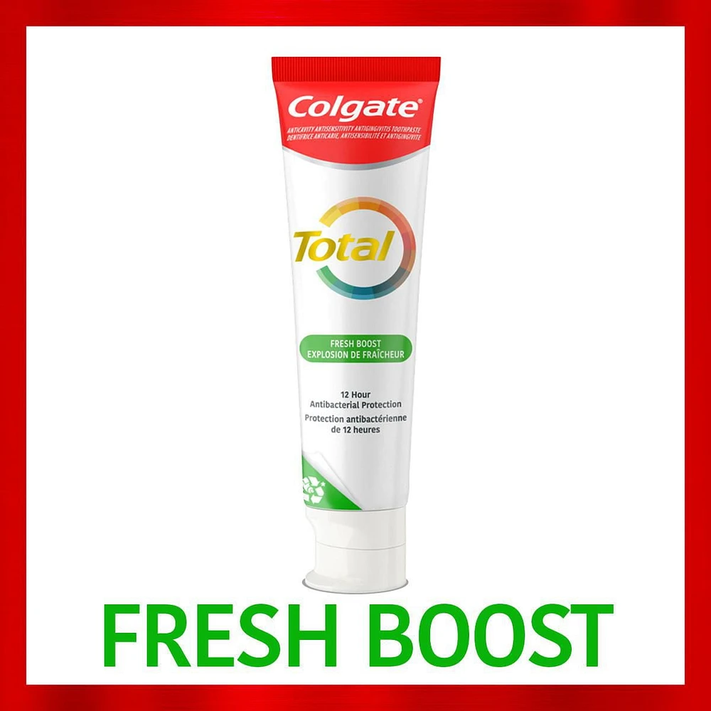 Colgate Total Fresh Boost Toothpaste Gel, 120 mL, 120ml