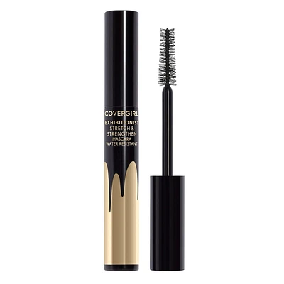 COVERGIRL Exhibitionist Stretch and Strengthen Mascara, Formulated with Peptides, Biotin & Pro-Vitamin B5, Non-clumping, Non-smudging, 100% Cruelty-Free, Lengthening Mascara