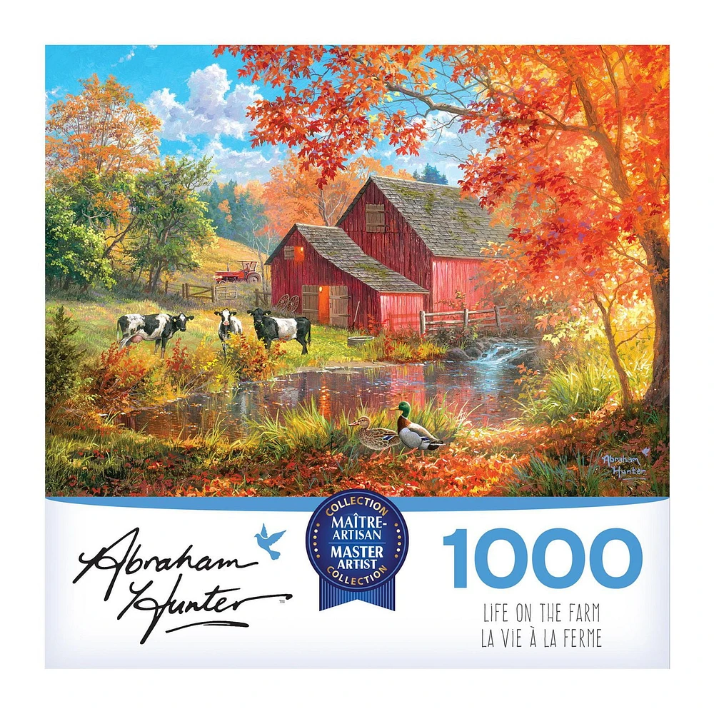 Cra-Z-Art Abraham Hunter 1000 Piece Puzzle - Life on the Farm