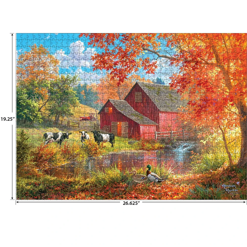 Cra-Z-Art Abraham Hunter 1000 Piece Puzzle - Life on the Farm