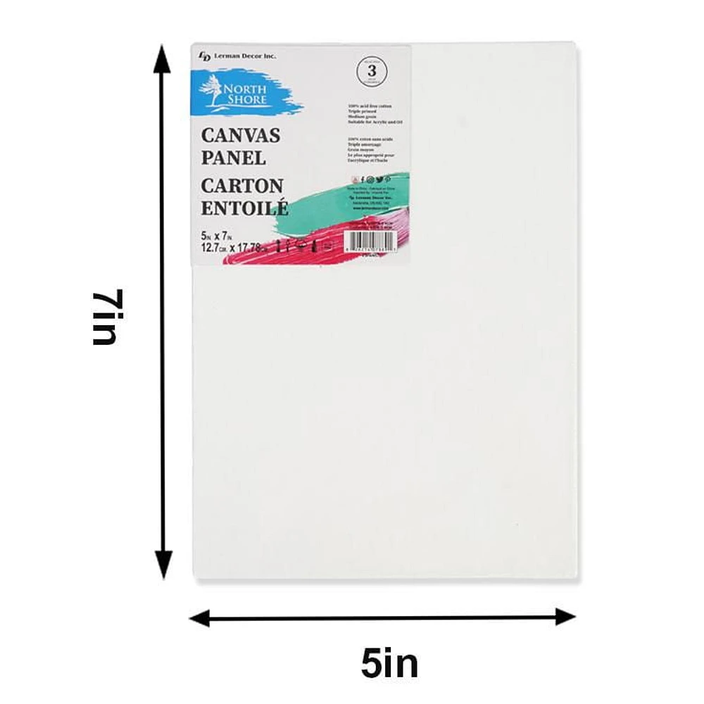 Panneau de toile North Shore 5"x7" Panneau de toile 5"x7"
