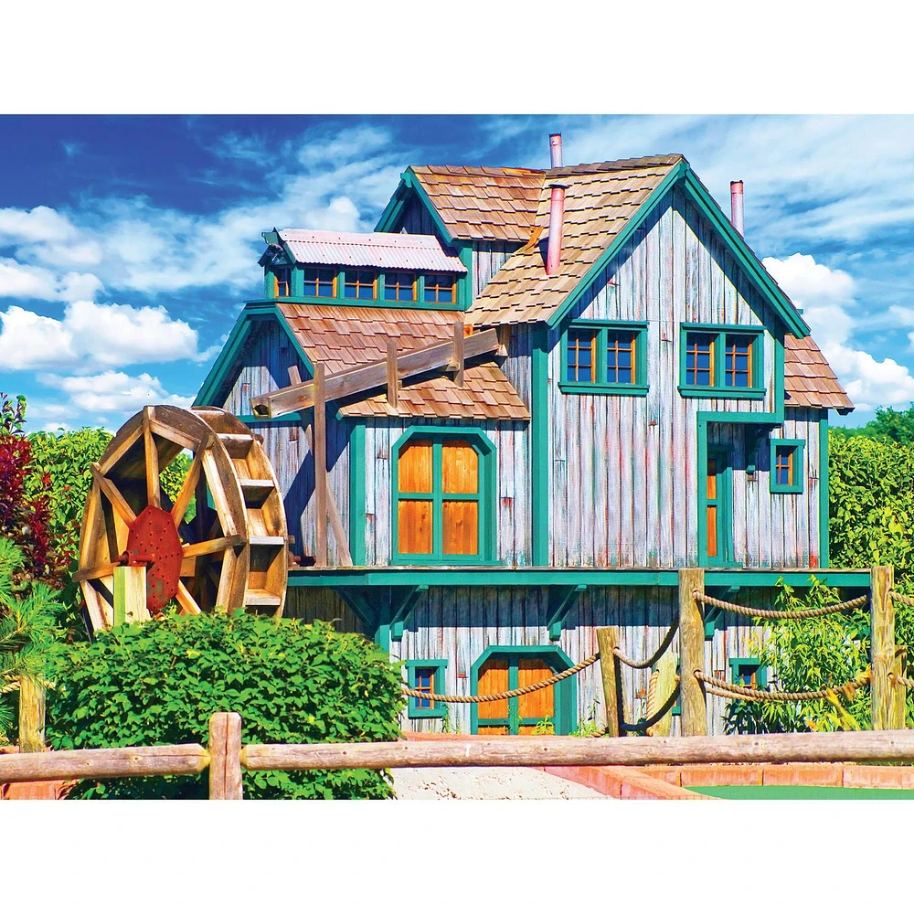 Kodak 550 Piece Jigsaw Puzzle - Water Mill, Long Grove