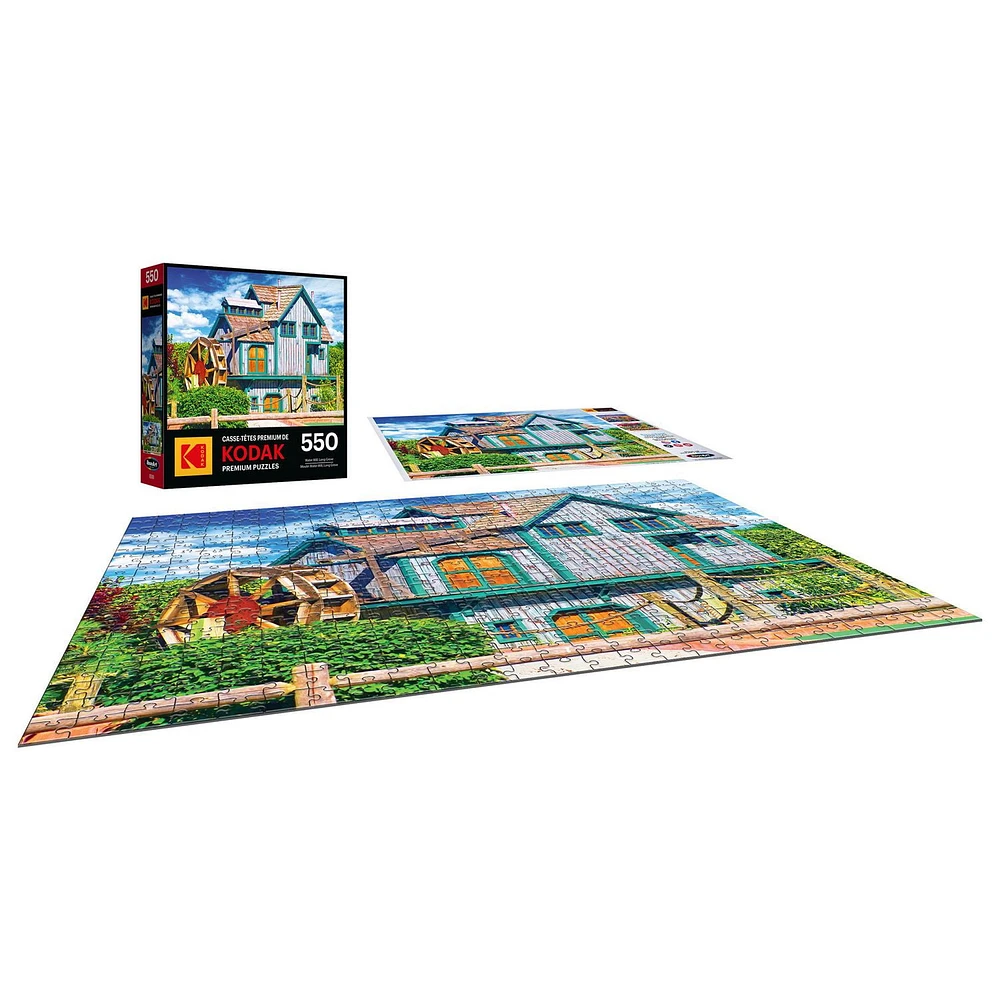 Kodak 550 Piece Jigsaw Puzzle - Water Mill, Long Grove