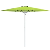 CorLiving Parasol de plage portable de 7,5 pieds avec ancre de sable/saleté et sac de voyage – Parasol compact pour parasol, terrasse et pique-nique, solution de parasol d'été