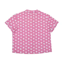 Ensemble Chemise Et Short Boutonnés Hello Kitty Rose Pour Femme - Exclusivité en ligne