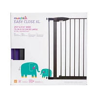 Munchkin Easy Close™ Extra Tall Safety Gate, Black, Safety Gate