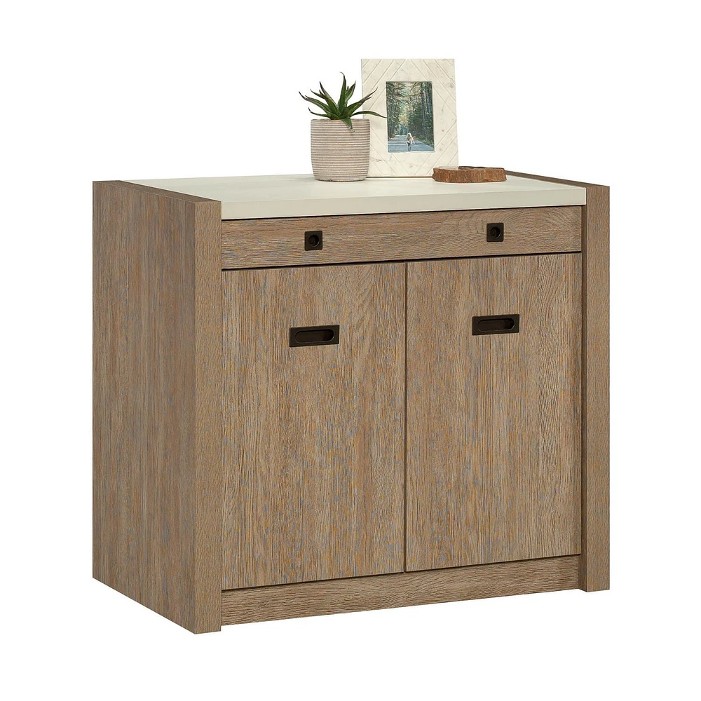 Sauder Dixon City Library Base, Brushed Oak, 432888