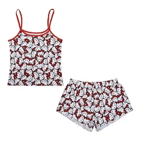 Women's Hello Kitty Red Ribbon All-Over Print Tank and Short Set - Online Exclusive