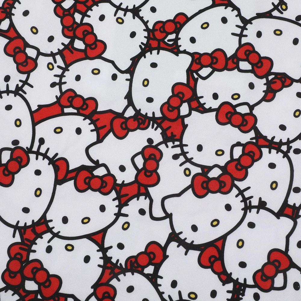 Women's Hello Kitty Red Ribbon All-Over Print Tank and Short Set - Online Exclusive