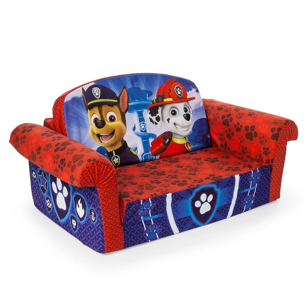 Marshmallow Furniture, Children's 2 in 1 Flip Open Foam Sofa, Nickelodeon Paw Patrol, by Spin Master