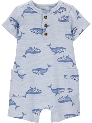 Carter's Child of Mine Barboteuse 1 pièce pour bébé garçon - Baleine bleue Nouveau-né-24 mois