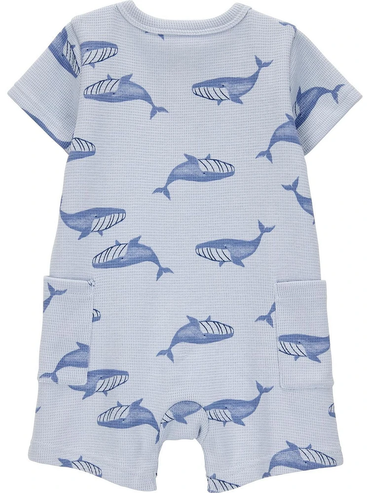 Carter's Child of Mine Barboteuse 1 pièce pour bébé garçon - Baleine bleue Nouveau-né-24 mois