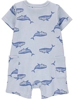Carter's Child of Mine Barboteuse 1 pièce pour bébé garçon - Baleine bleue Nouveau-né-24 mois