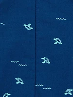 Carter's Child of Mine Infant Boy 1pc Romper-Blue Turtle, Newborn-24 Months