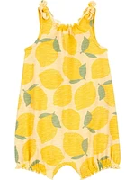 Carter's Child of Mine Barboteuse jaune citron pour bébé fille Tailles 0-3mois-24mois