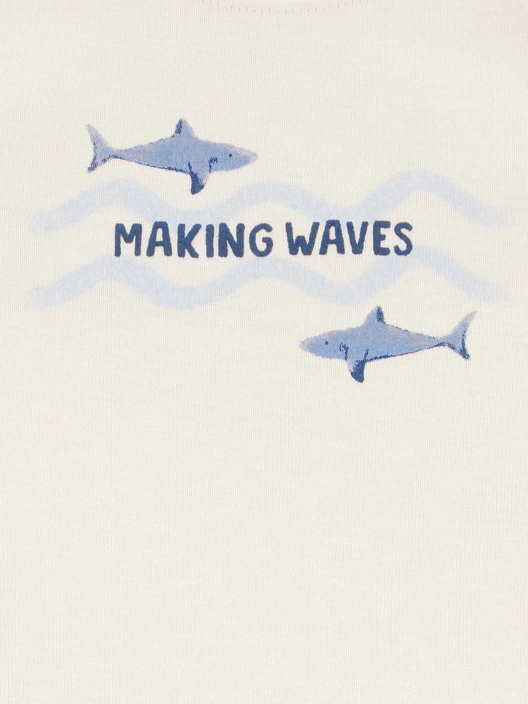 Carter's Child of Mine Ensemble de couvre-couches requin bleu pour bébé garçon Tailles NB-24 mois
