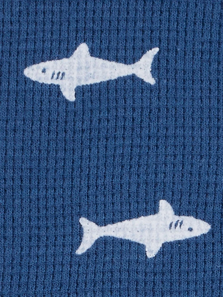 Carter's Child of Mine Ensemble de couvre-couches requin bleu pour bébé garçon Tailles NB-24 mois