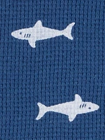 Carter's Child of Mine Ensemble de couvre-couches requin bleu pour bébé garçon Tailles NB-24 mois