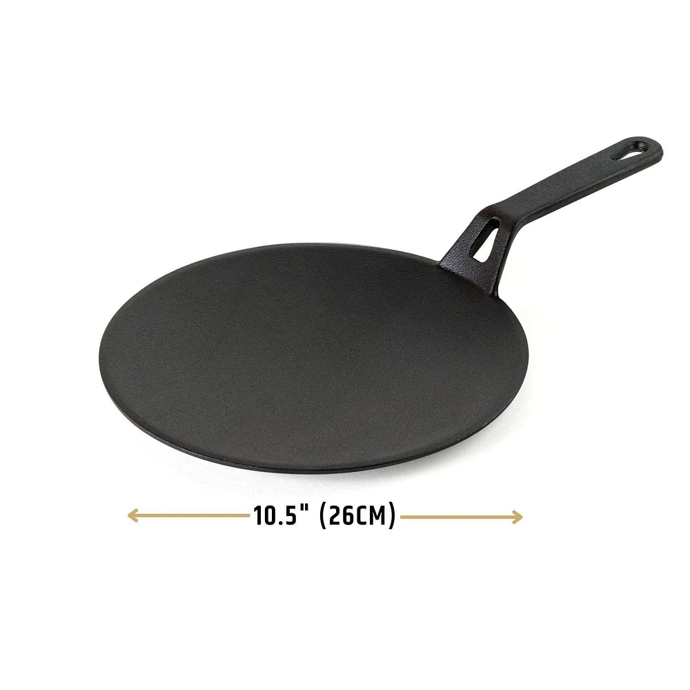 Maharaja Cast Iron tawa 26cm, 26cm