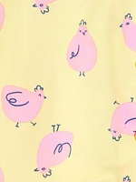 Carter's Child of Mine Ensemble pyjama 2 pièces poulet jaune pour bébés et petites filles Tailles 6-9M - 5T