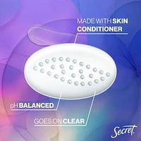 Antisudorifique et désodorisant gel clarté Secret Fraîcheur pour femmes, parfum Brise marine 73G