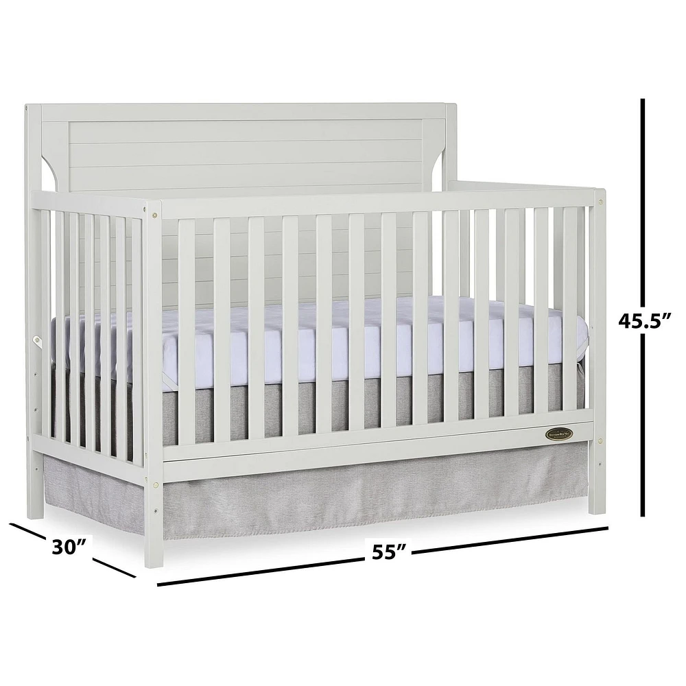 Dream On Me Cape Cod 5-in-1 Convertible Crib, Model #732