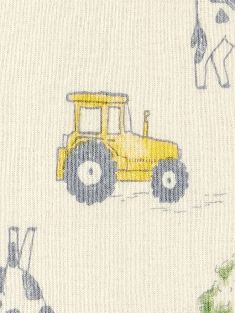 Carter's Child of Mine Ensemble pyjama 2 pièces en coton Farm pour bébés et tout-petits garçons Tailles 6-9M - 5T