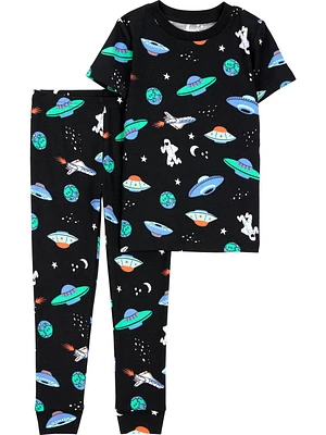 Carter's Child of Mine Ensemble pyjama 2 pièces en coton Black Space pour bébé et tout-petit garçon