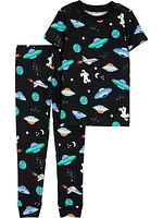Carter's Child of Mine Ensemble pyjama 2 pièces en coton Black Space pour bébé et tout-petit garçon