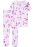 Carter's Child of Mine Ensemble pyjama 2 pièces en coton licorne pour bébés et petites filles