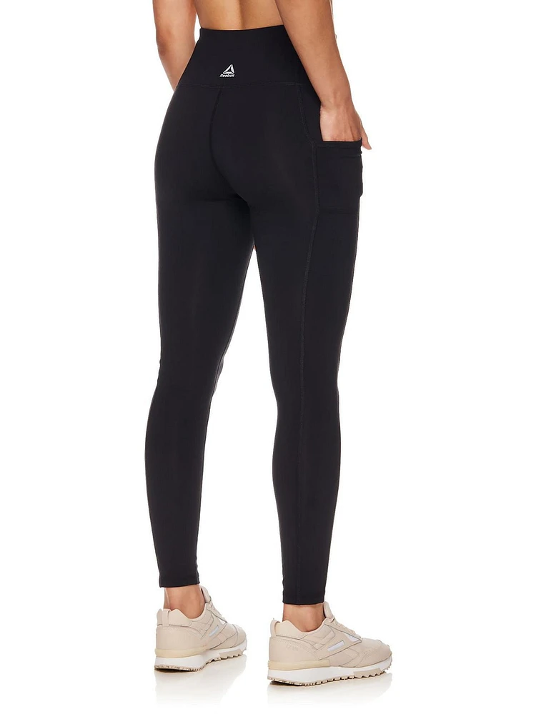 Reebok Women's Everyday Highrise 7/8 Legging With Pockets 25" Inseam