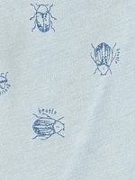 Carter's Child of Mine Ensemble 3 pièces Blue Bugs pour tout-petits garçons Tailles 2T-5T