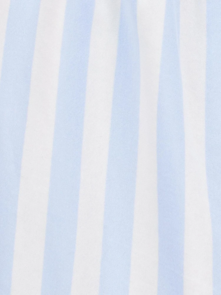 Carter's Child of Mine Barboteuse à rayures bleues et blanches pour petites filles Tailles 2T-5T