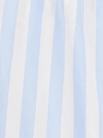 Carter's Child of Mine Barboteuse à rayures bleues et blanches pour petites filles Tailles 2T-5T